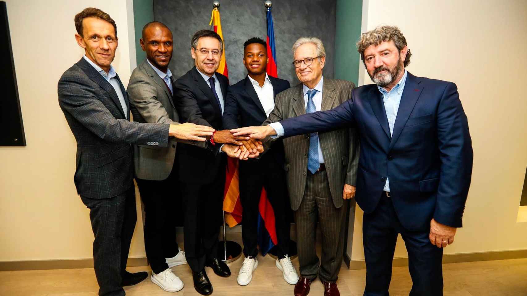 Ansu Fati tras firmar su renovación con el FC Barcelona