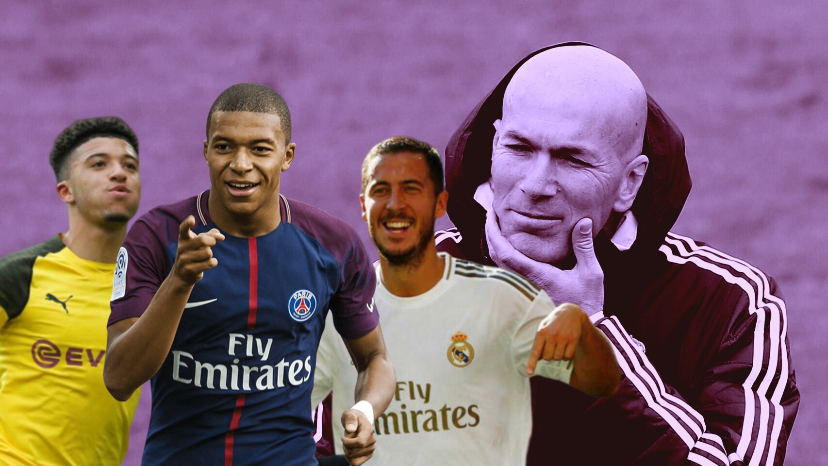 Zidane repite el 'plan Hazard' con Mbappé y Jadon Sancho