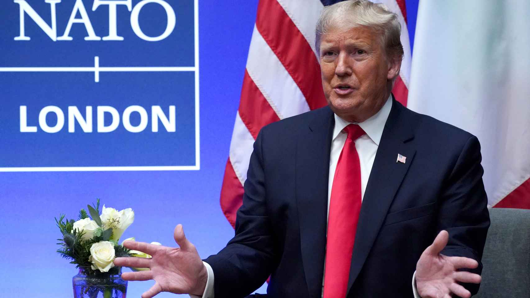 Donald Trump, este miércoles durante la cumbre de la OTAN en Londres