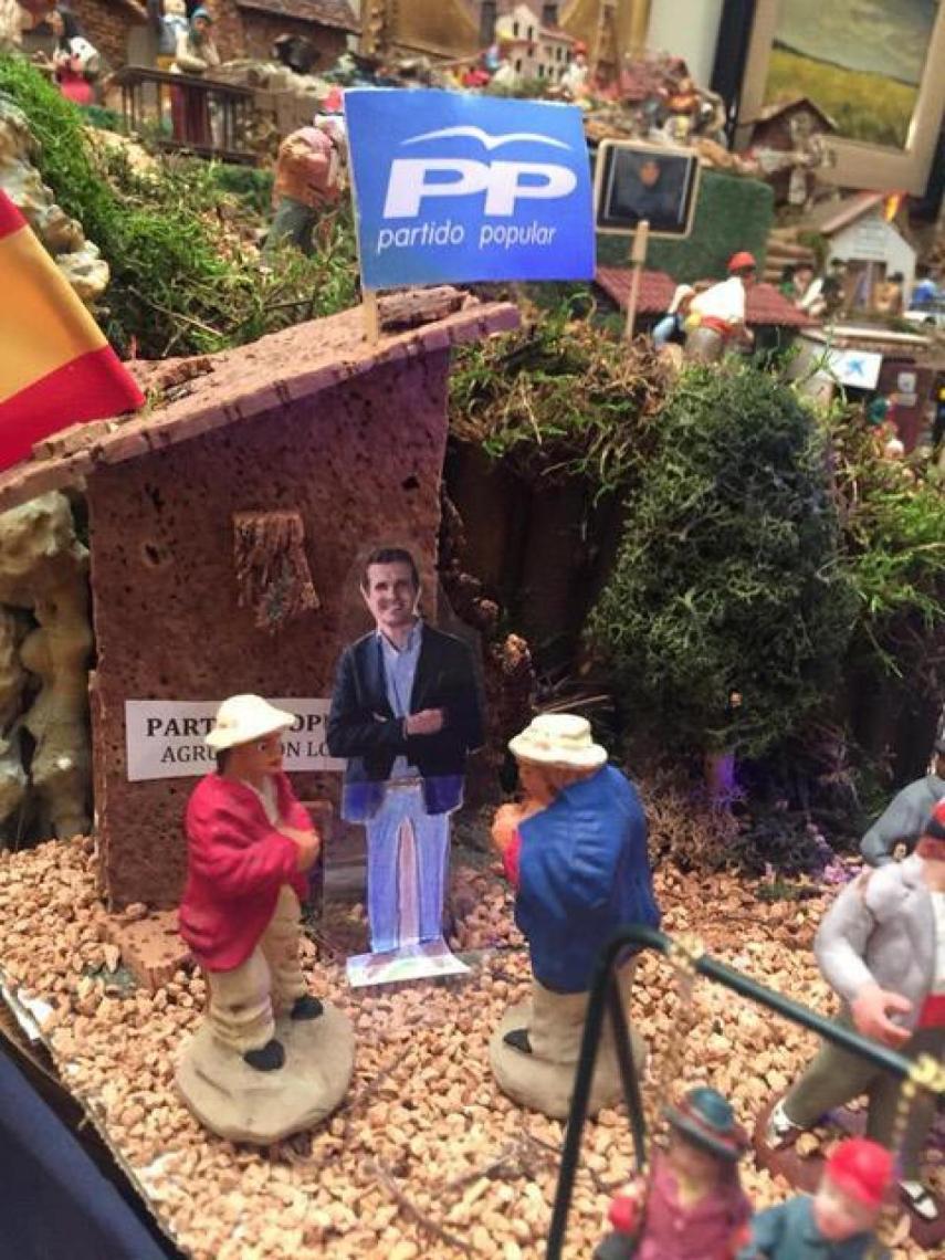 Detalle de la 'Agrupación de Belén' del Partido Popular.