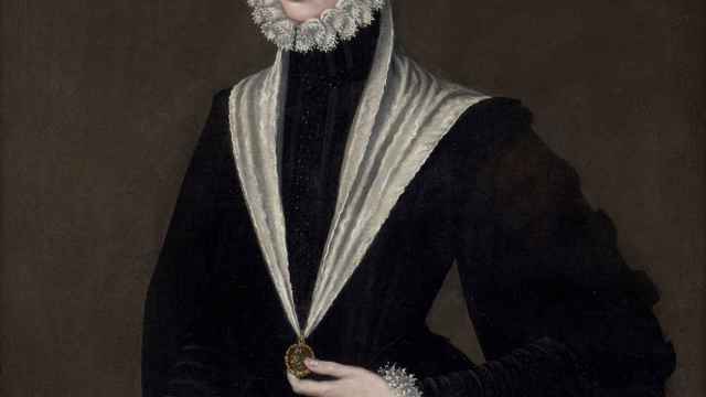 Retrato de Juana de Austria, pintado por Alonso Sánchez de Coello hacia 1566.