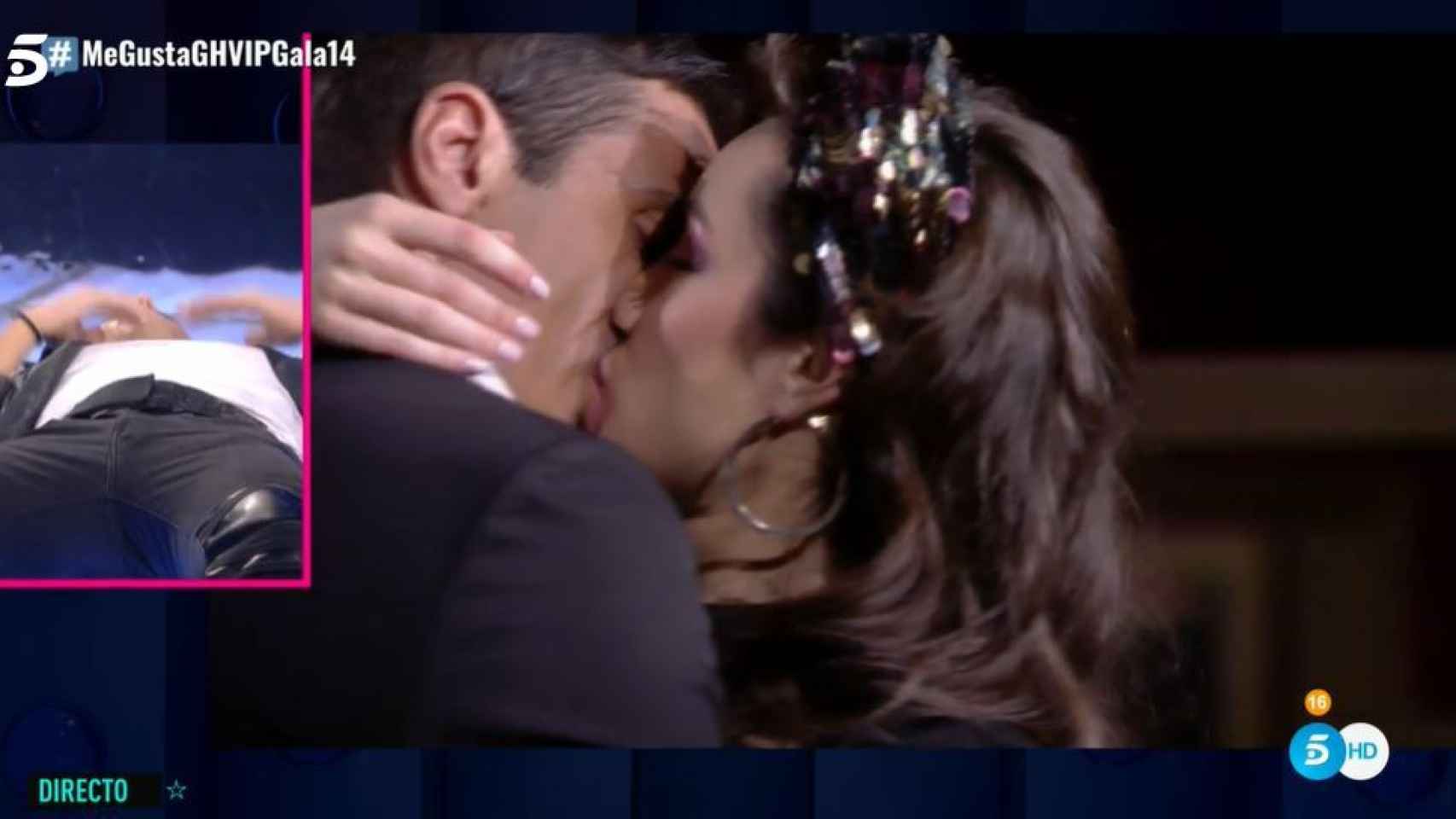 El beso entre Adara y Hugo ante un derrotado Gianmarco.
