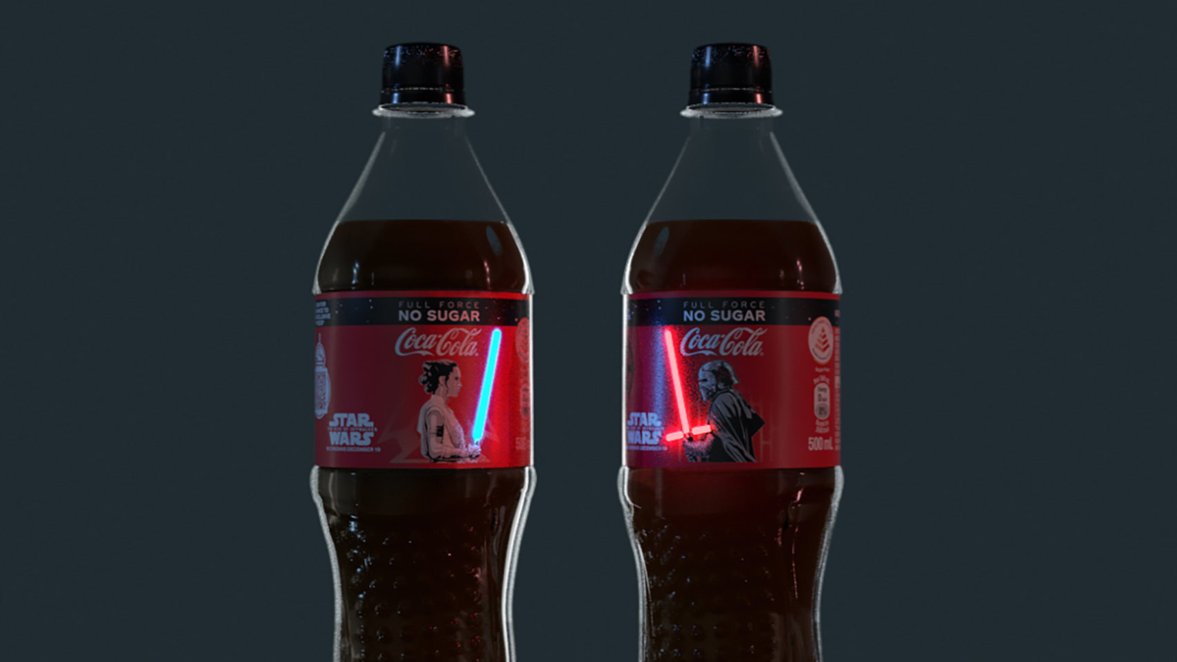 Las nuevas botellas de Coca-Cola tienen pantallas OLED flexibles