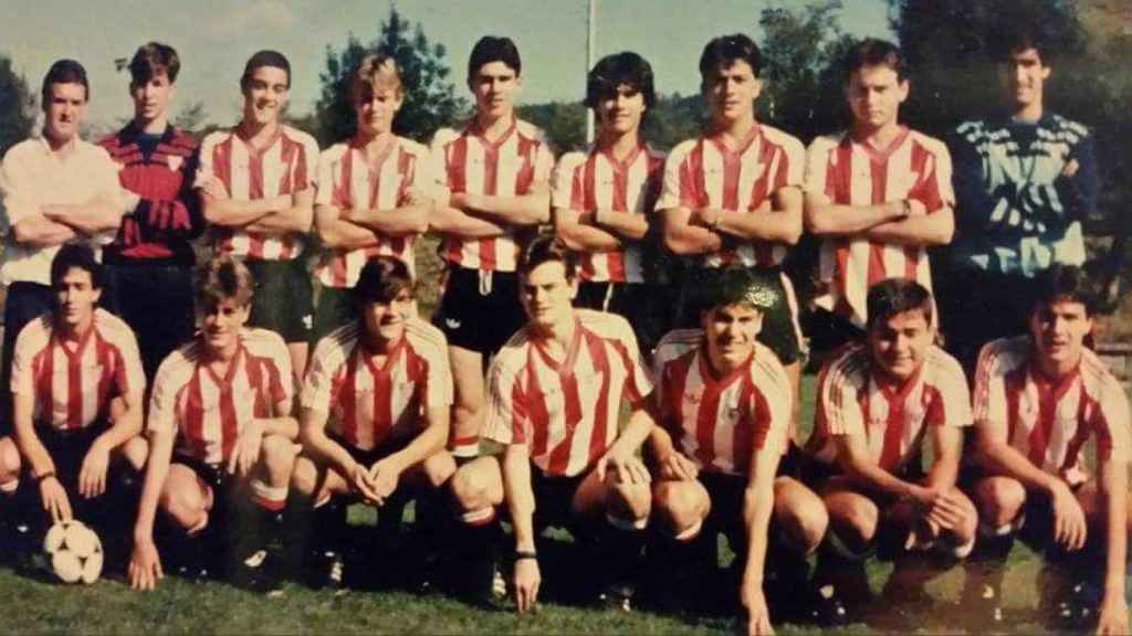 Generación de la cantera del Athletic en la que estaba Alberto Martín.