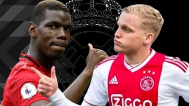 Pogba y Van de Beek