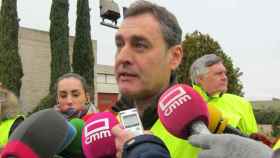 El delegado del Gobierno en Castilla-La Mancha, Francisco Tierraseca, atiende a los medios de comunicación