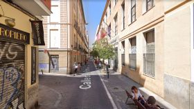 El cuerpo fue encontrado en la Calle de la Palma con la Costanilla de San Vicente en el barrio de Malasaña (Madrid).