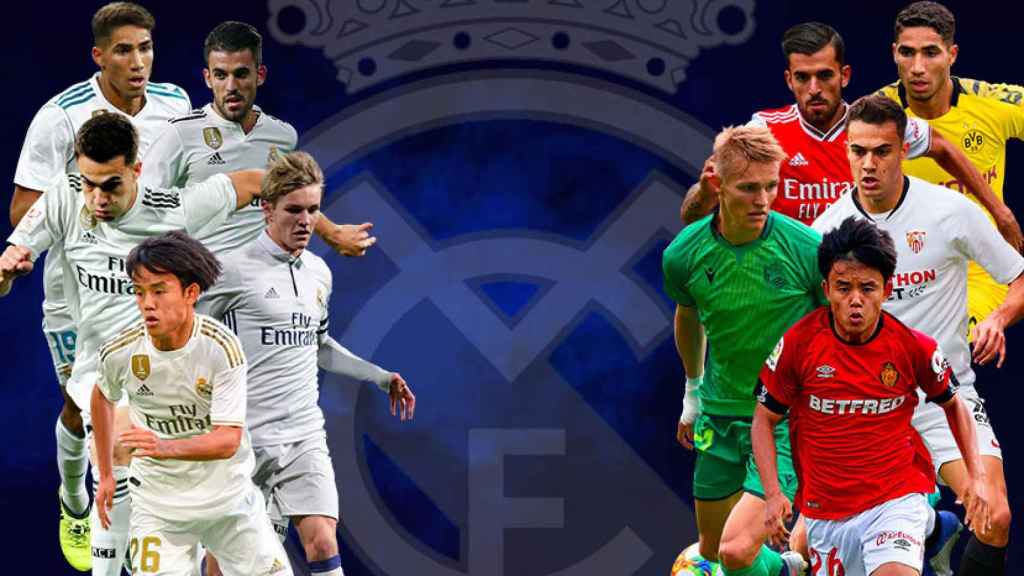 La red de cedidos del Real Madrid