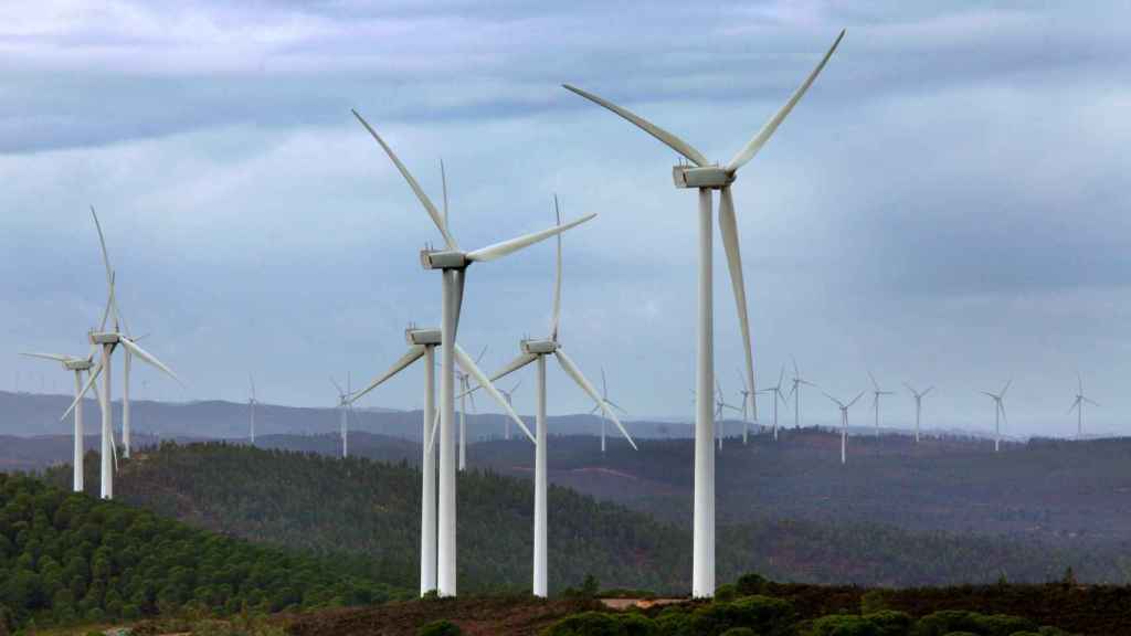 Parque eólico de Iberdrola en Andévalo, Huelva.