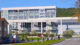 El Hospital Universitario de Burgos donde se encuentra hospitalizada la mujer agredida.