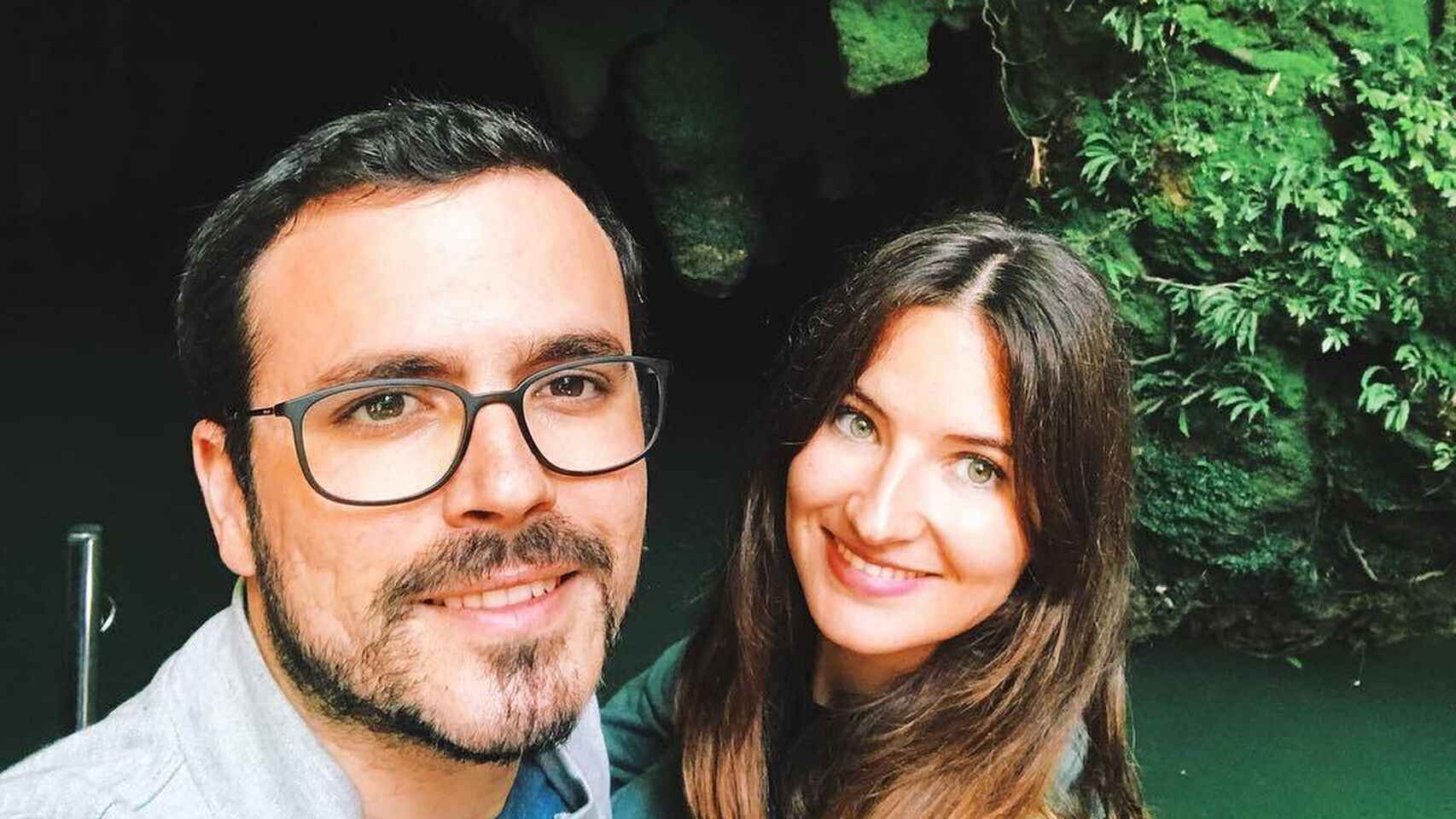Alberto Garzón y Anna Ruiz en una imagen de sus redes sociales.