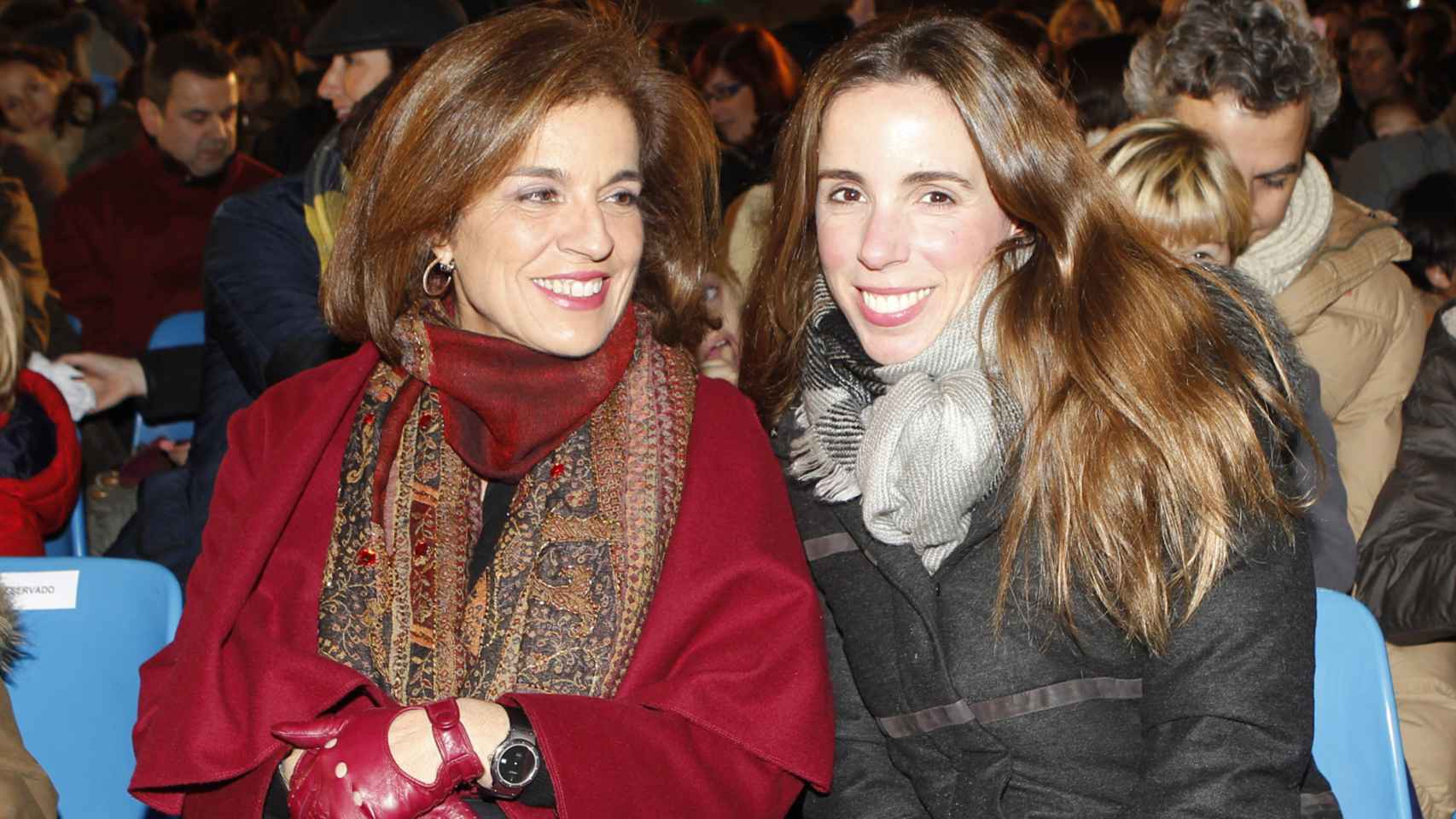 Ana Botella y Ana Aznar, en la Cabalgata de 2015.