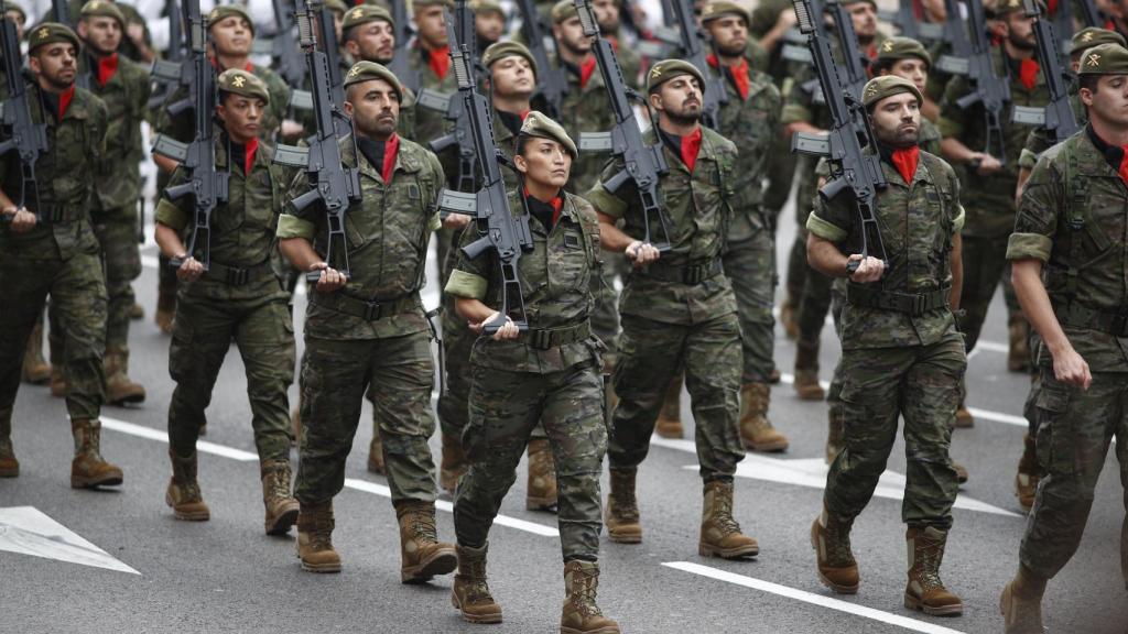 Desfile del 12-O en Madrid.