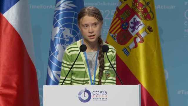 Greta Thunberg habla en el plenario sobre Emergencia Climática.