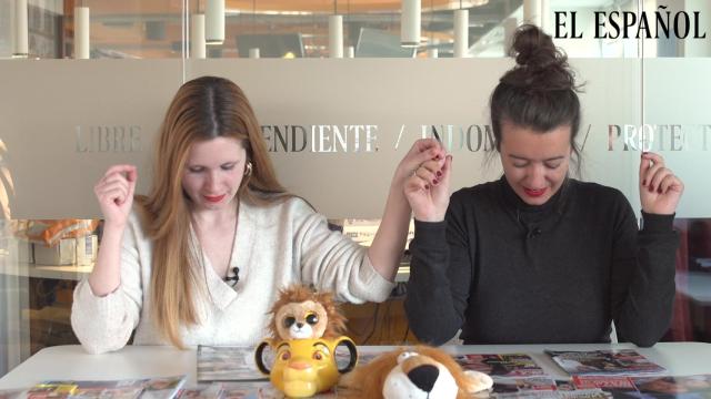 Ane Olabarrieta y Cristina Rodrigo en el kiosco rosa en vídeo.