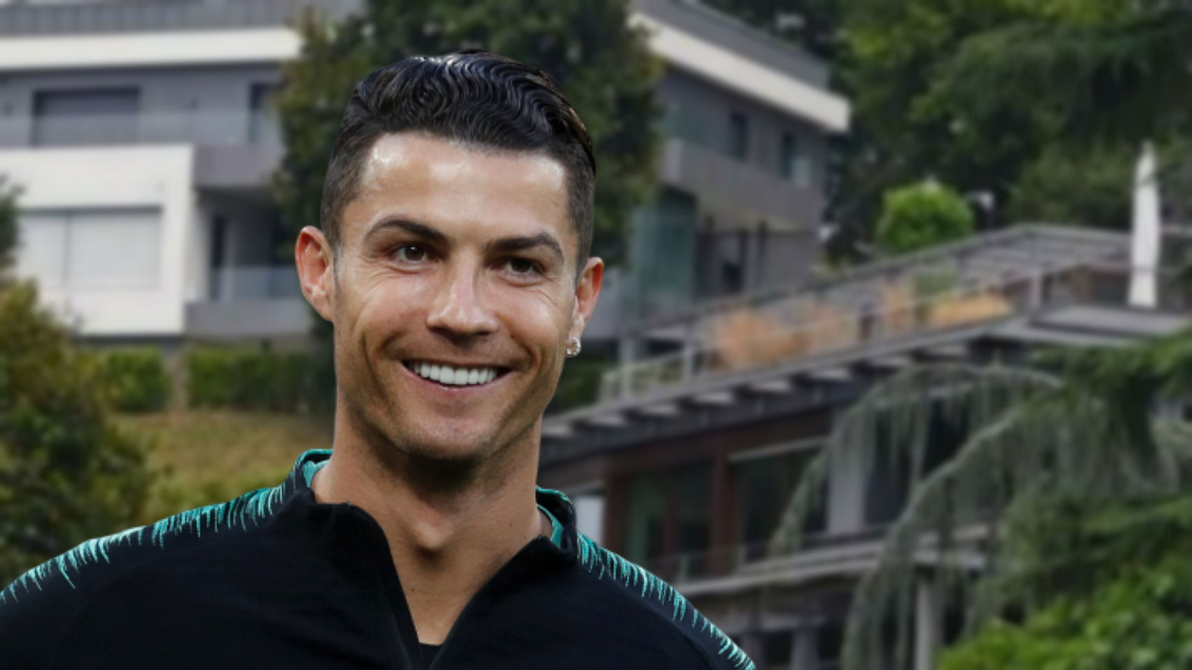 Cristiano Ronaldo y sus villas, en un montaje de JALEOS.