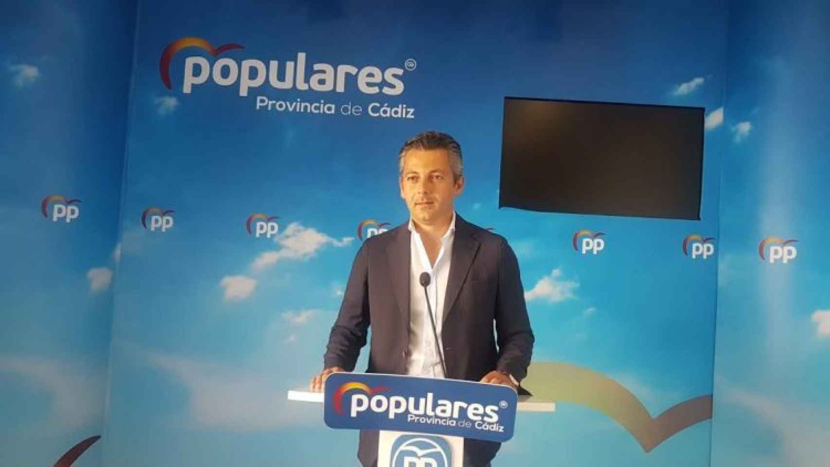 El secretario general del PP de Cádiz, Andrés Núñez