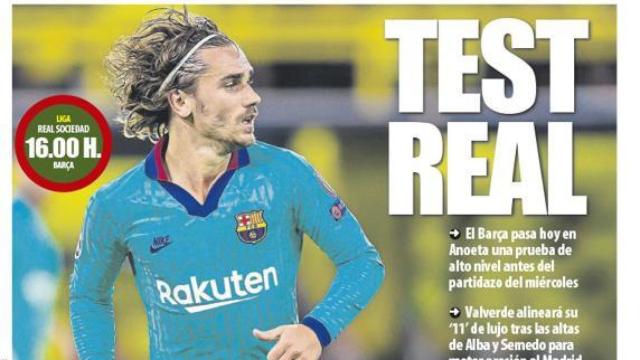 La portada del diario Mundo Deportivo (14/12/2019)