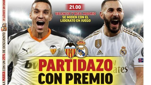 La portada del diario MARCA (15/12/2019)