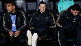 Casemiro y Bale, en el banquillo de Mestalla