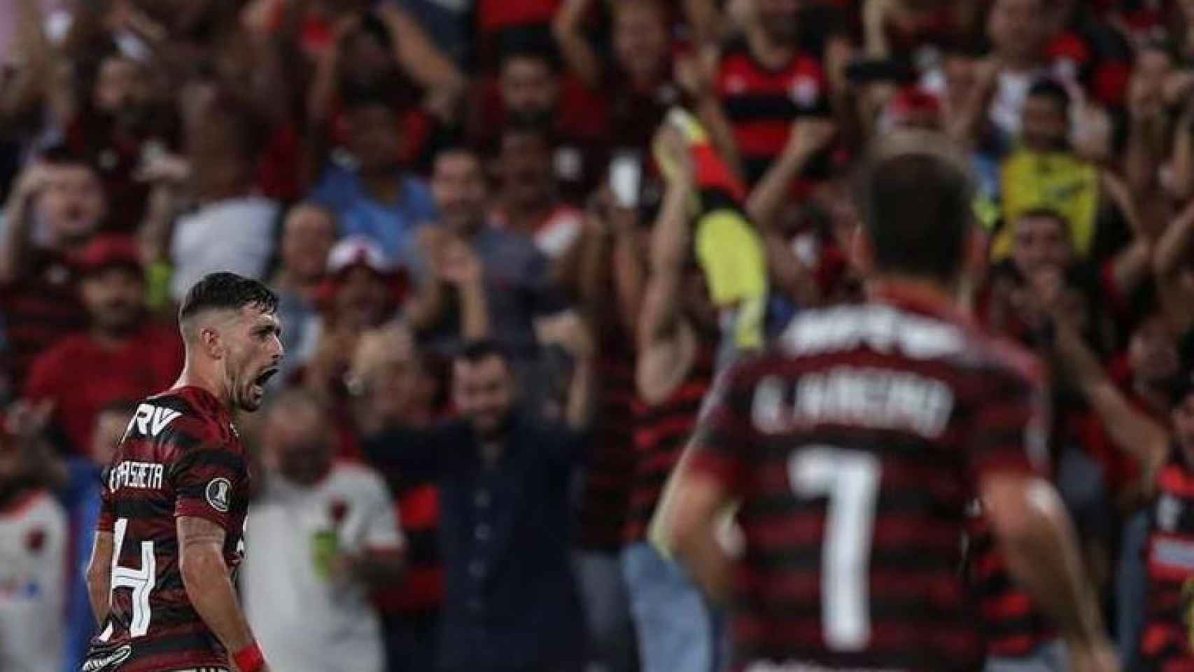 El Flamengo celebra la victoria