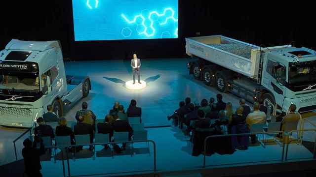 Presentación de los dos prototipos de camión de Volvo Trucks en Gotemburgo.