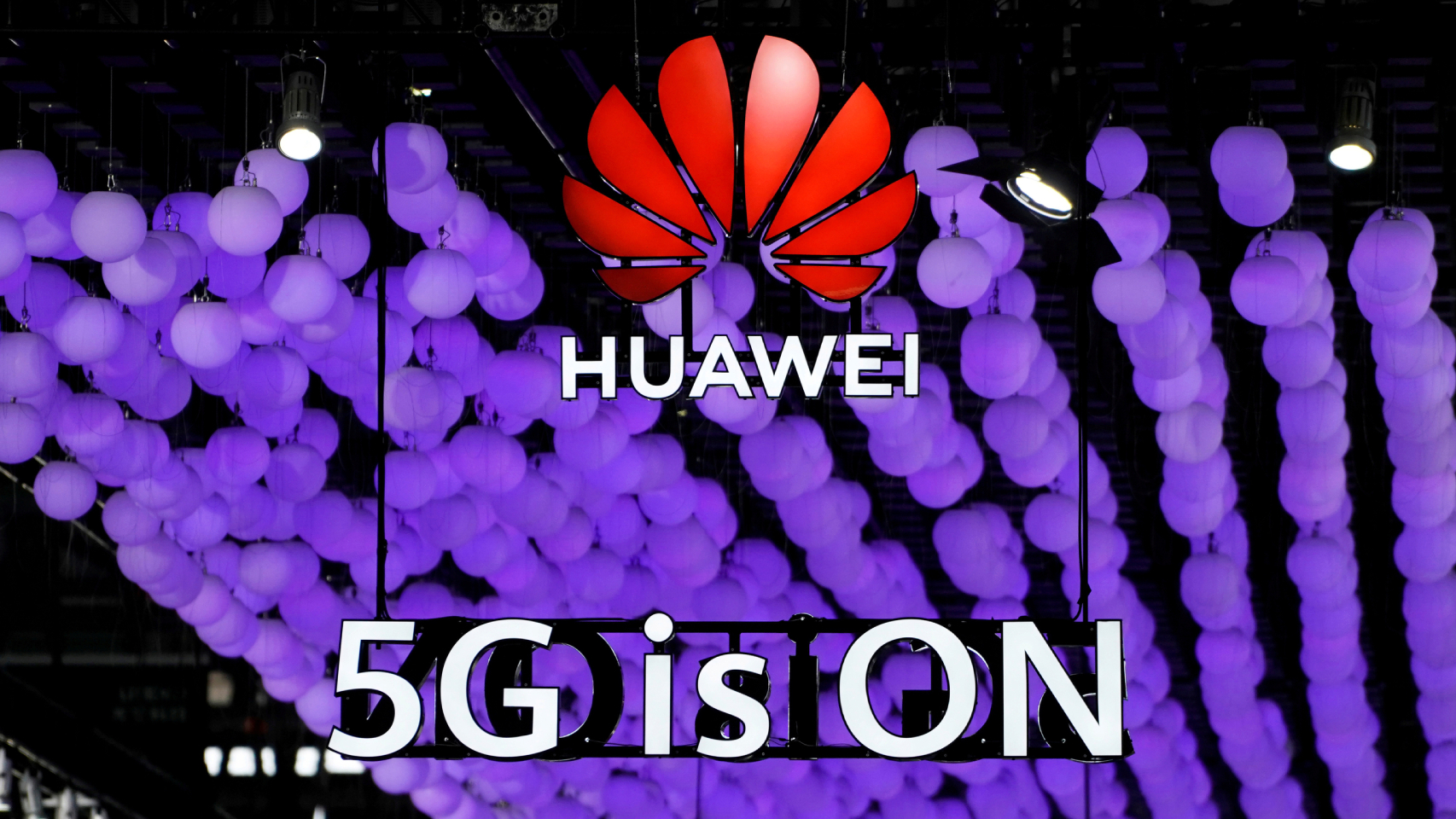 El logo de Huawei en una imagen de archivo.