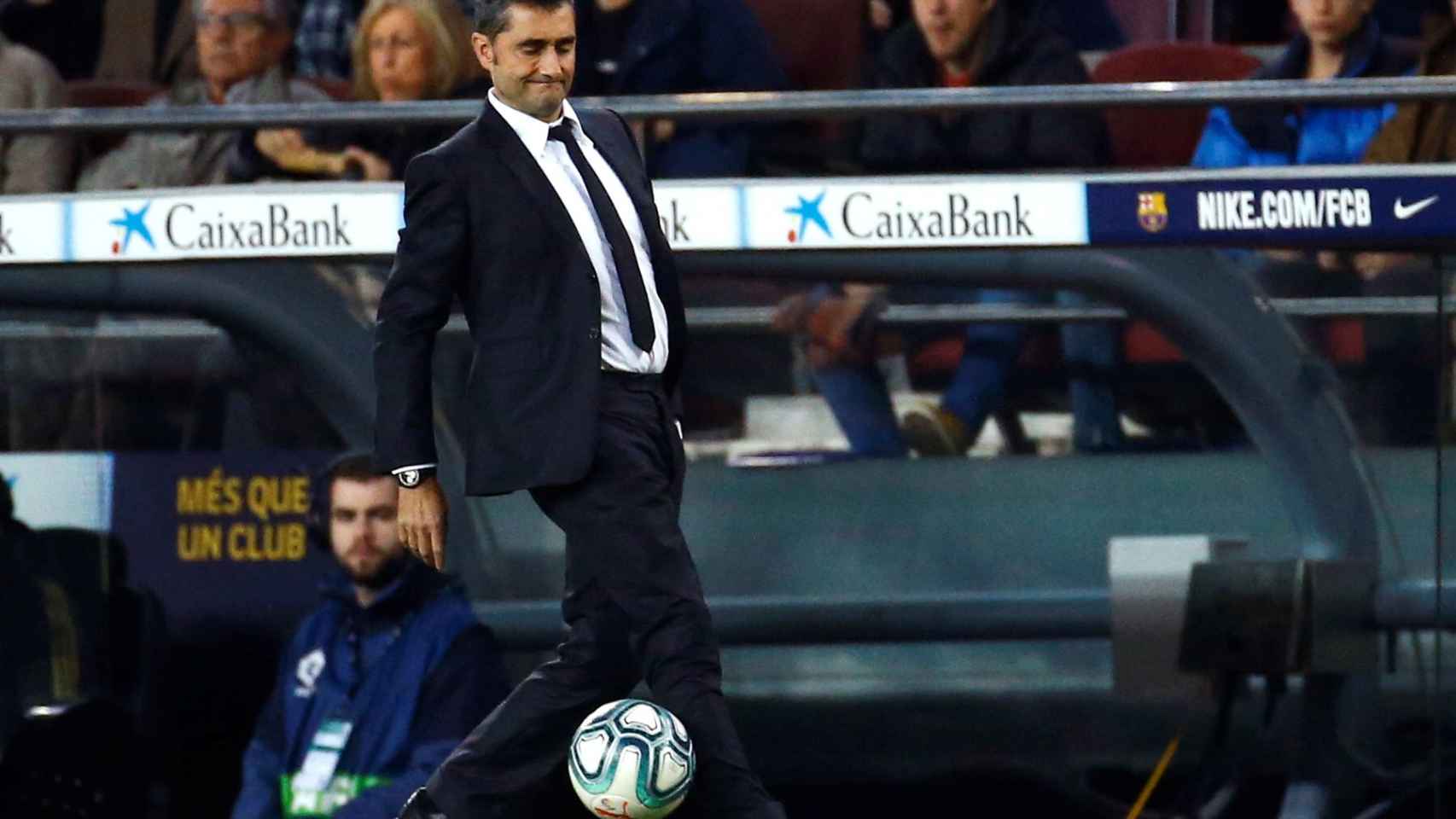 Ernesto Valverde, durante el partido