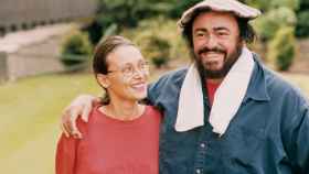 Nicoletta Mantovani y Luciano Pavarotti.