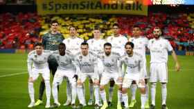 La alineación del Real Madrid en El Clásico