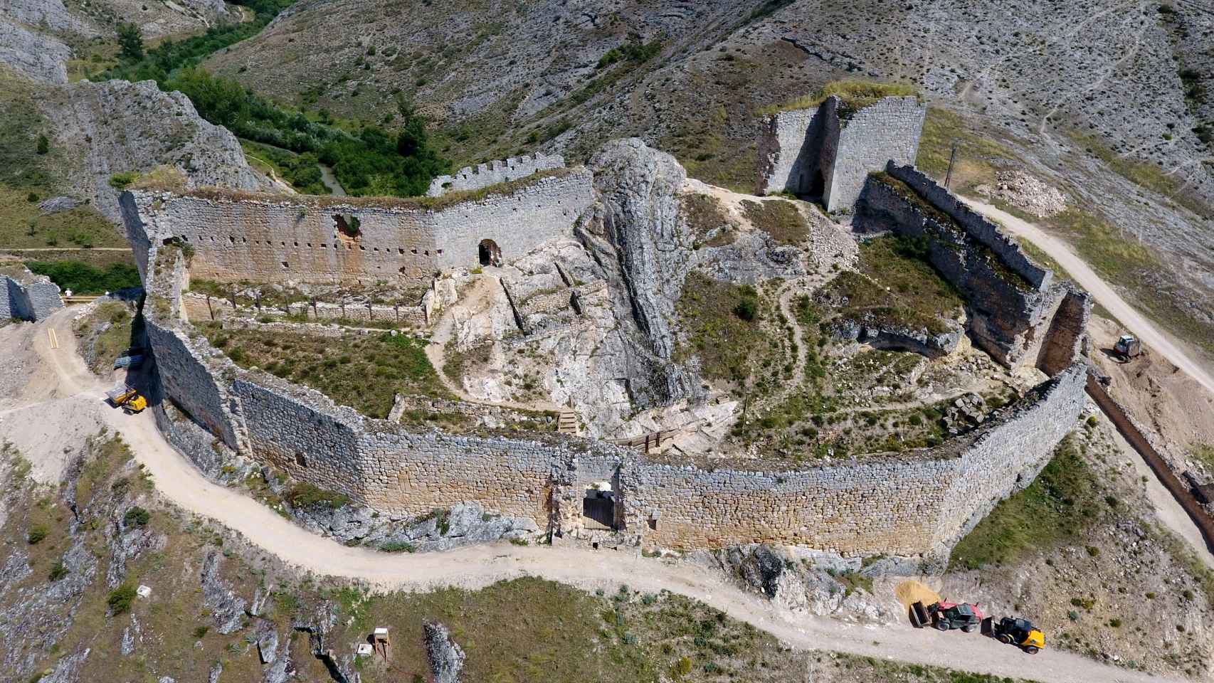 Imagen del castillo de Osma.