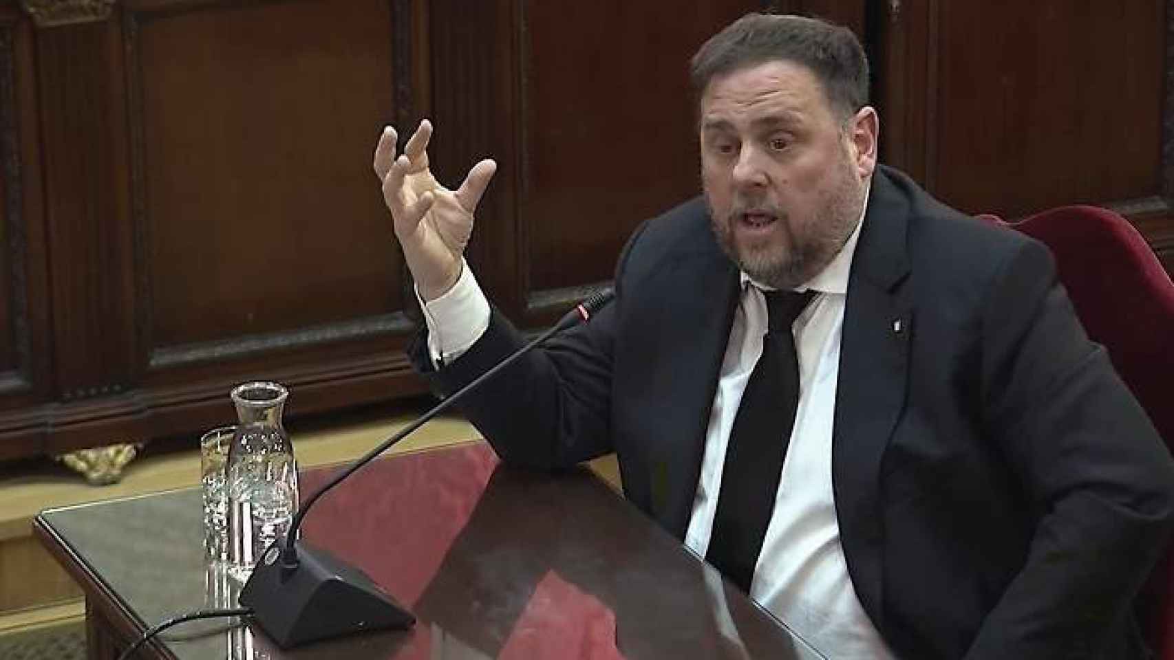 Oriol Junqueras en el juicio del 'procés'.