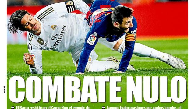 Portada Mundo Deportivo (19/12/19)