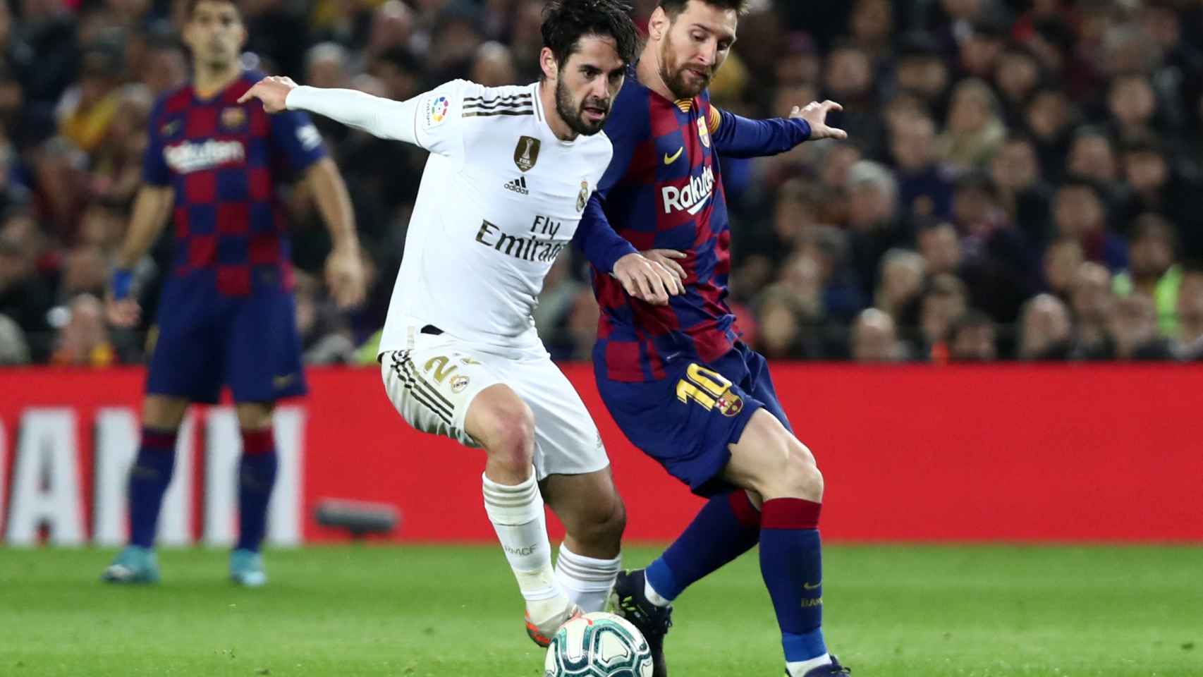 Isco y Messi, en El Clásico