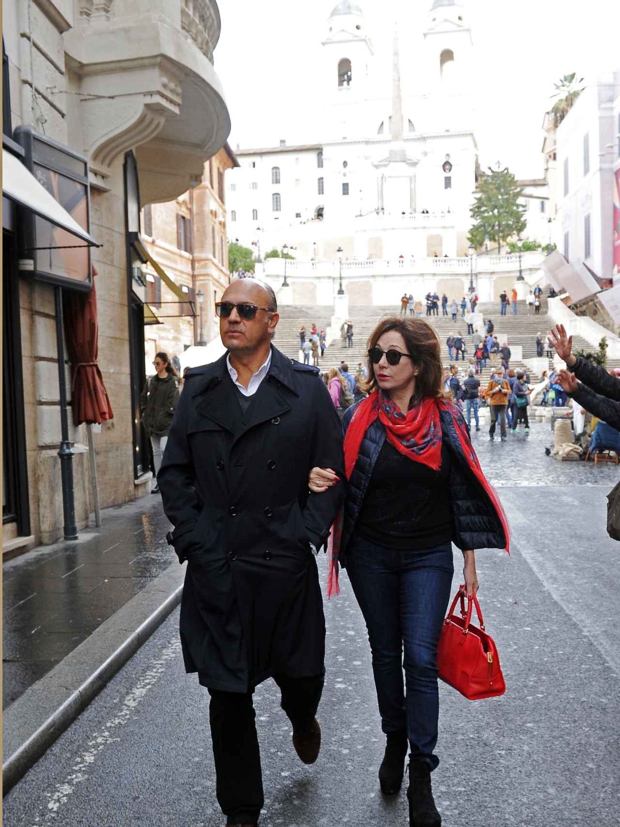 Ana Rosa junto a su marido Juan Muñoz, en una escapada en familia.