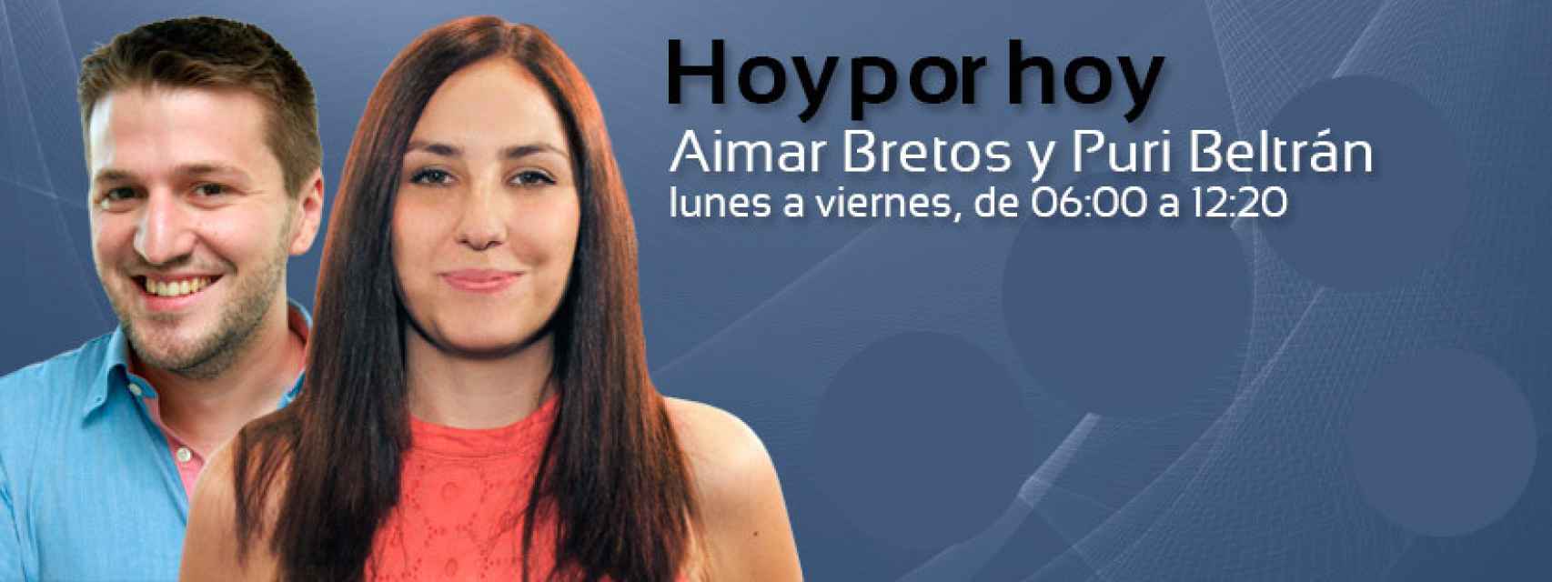 Aimar Bretos y Puri Beltrán, en Hoy por hoy.