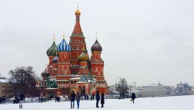 La Catedral de San Basilio en Moscú.