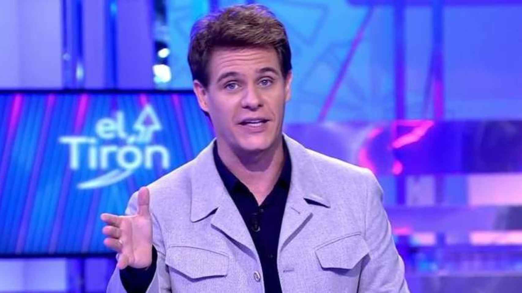 Christian Gálvez durante la emisión de un programa de 'El Tirón'.