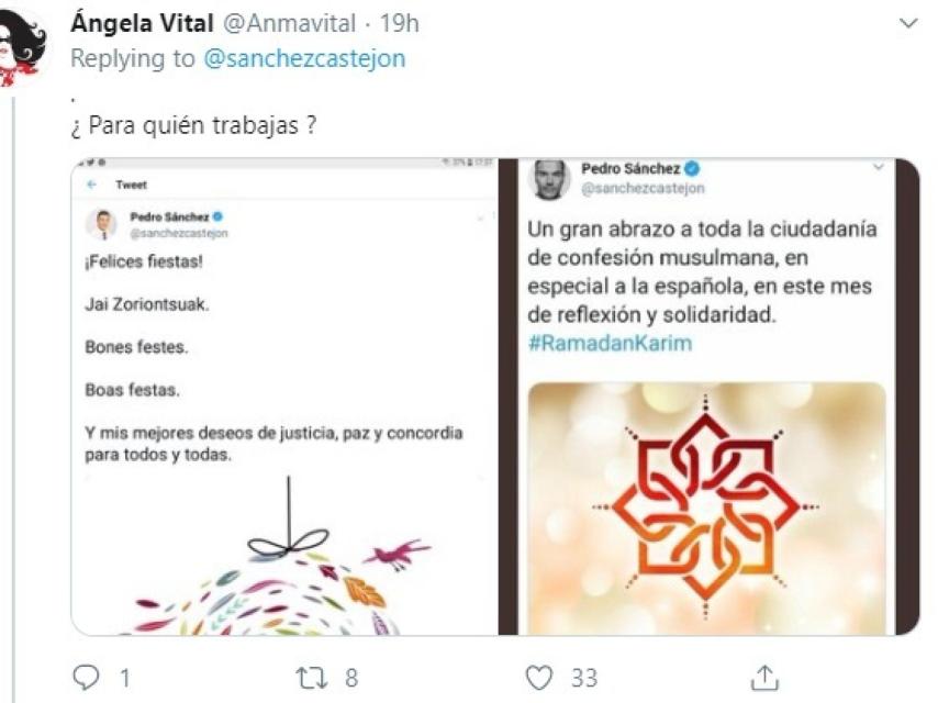 Mensaje de Twitter