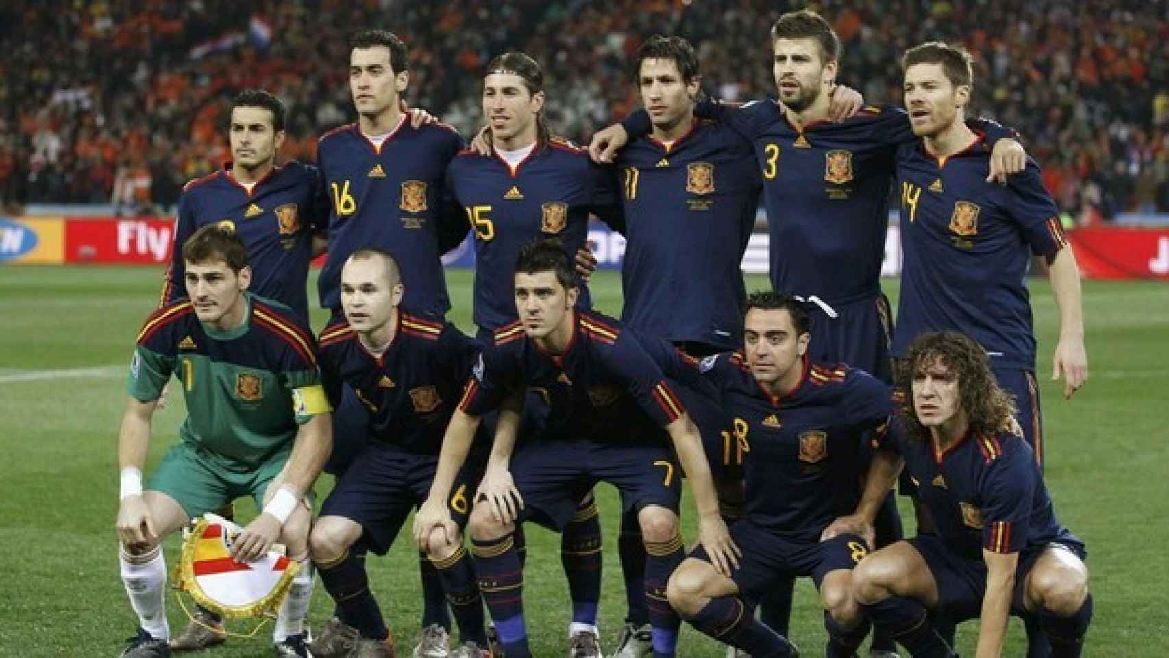 Alineación de España en el Mundial