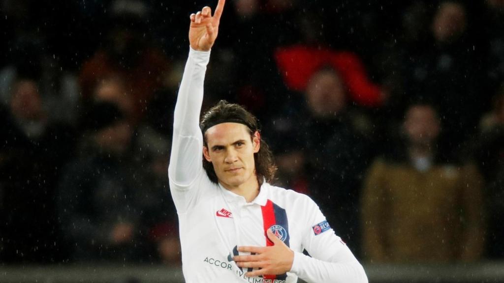 Cavani, con el PSG