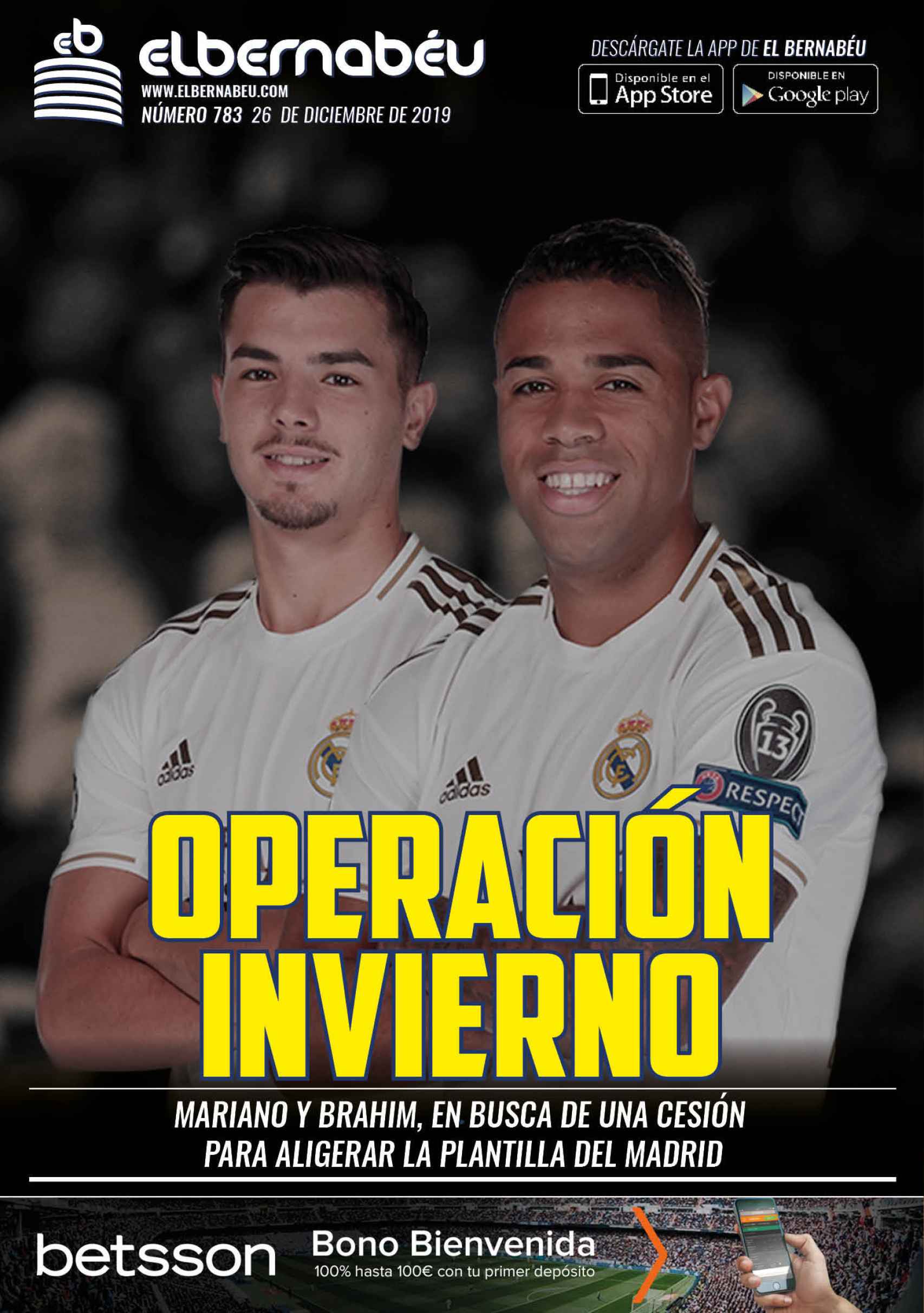 La portada de El Bernabéu (26/12/2019)