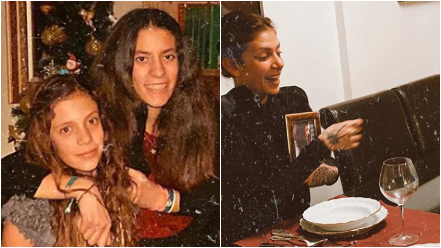Valeria Quer ha subido dos fotografías en sus redes sociales posando con su hermana Diana.