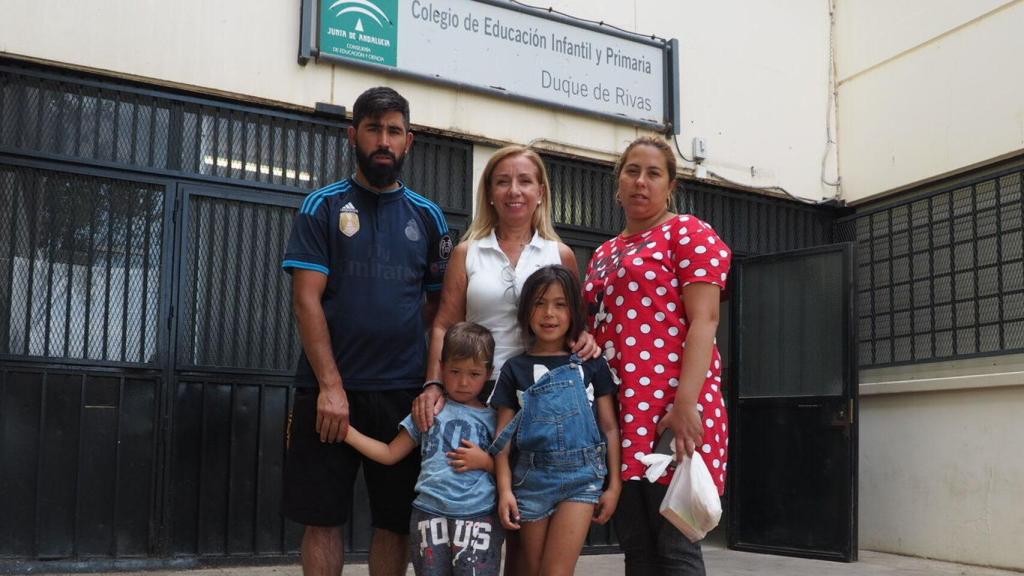Los profesores del Colegio Duque de Rivas.