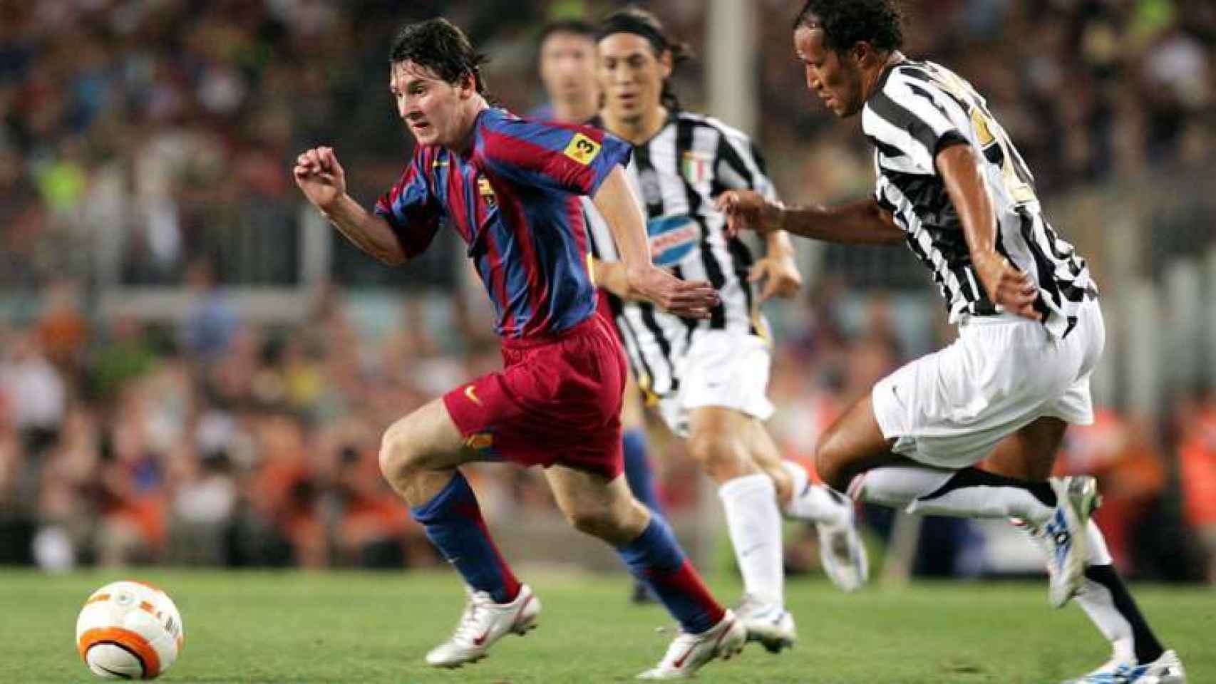 Leo Messi, en el Joan Gamper de 2005