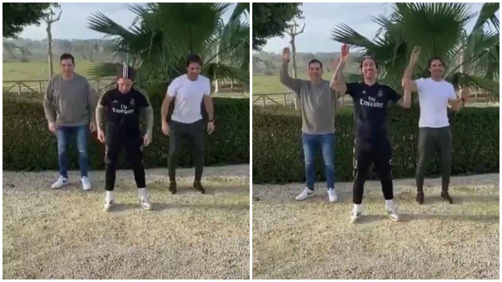Sergio Ramos y su baile viral