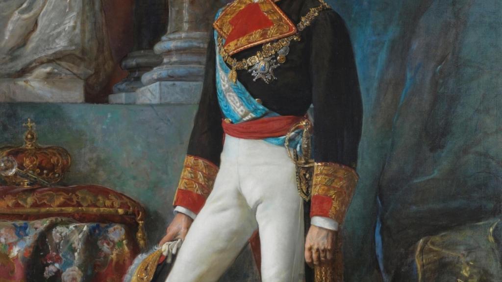 Retrato de Amadeo I, pintado por Vicente Palmaroli y González.