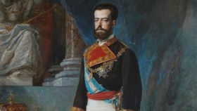 Retrato de Amadeo I, pintado por Vicente Palmaroli y González.