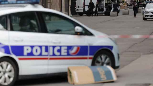 Un vehículo de la policía francesa.