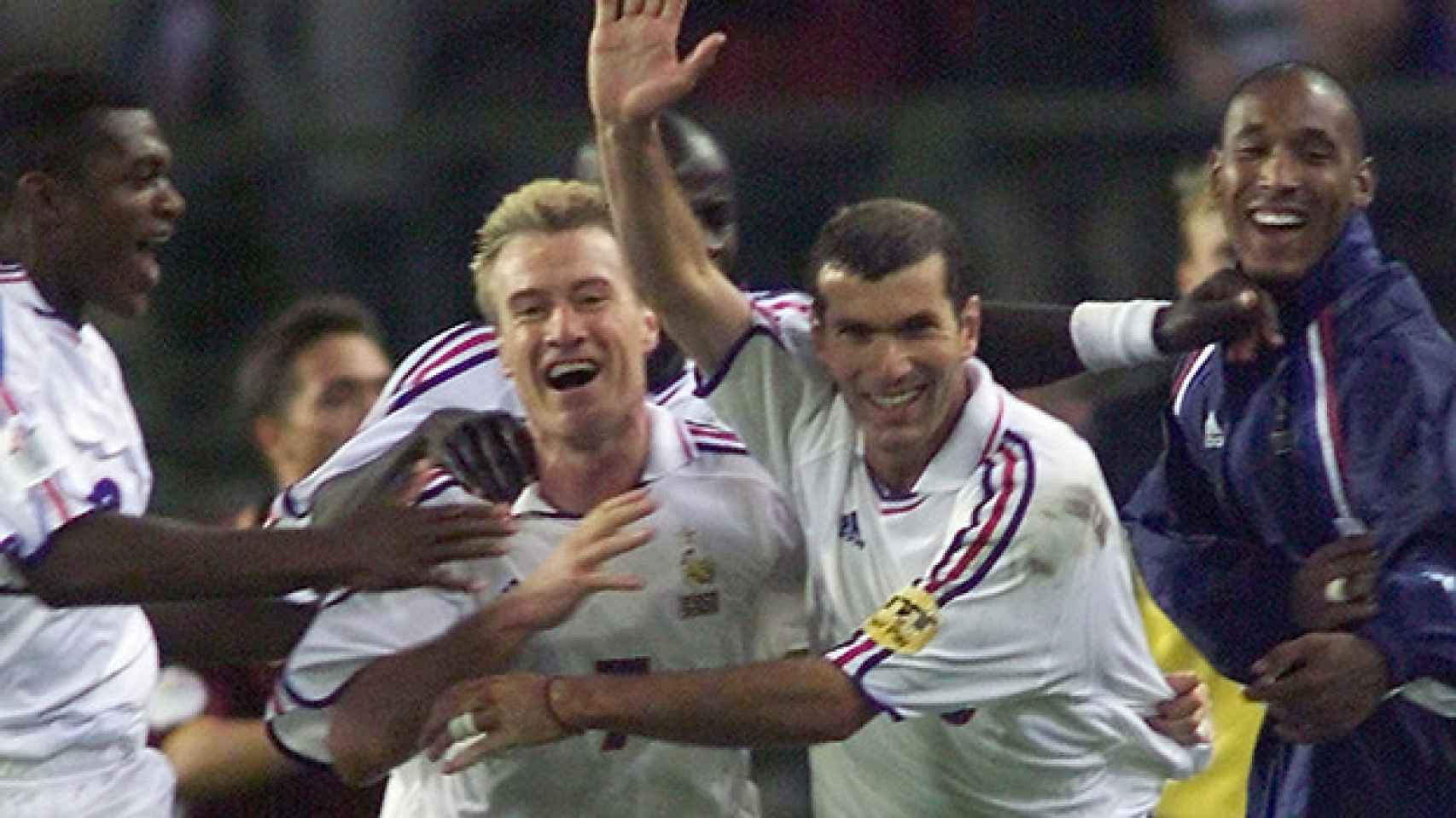Zinedine Zidane con Francia en la Eurocopa 2020
